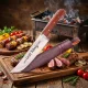 Usbekischer Messer Pchak, 29 cm mit Gravur G018 - Grill König