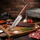 Usbekischer Messer Pchak, 29 cm mit Gravur G018 - Grill König