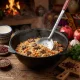 Usbekischer Schaumlöffel für Plov 48 cm, mit Gravur - Hier wird echter Plov geboren