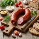 Wurst - Krakowskaja, geräuchert, aus Schweinefleisch, Lackmann, 650 g