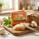 Schmelzkäse - Jantarnyj, mit Champignons, 45 % Fett, Burjinka, 100 g
