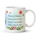 Namenstasse - Pferd mit Weihnachtsbaum, Keramik, 330 ml
