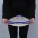 Pfannkuchenteller mit Deckel- KaraKalam TK-061, Rischtan Keramik, Ø 37 cm