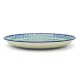Lagan - Mehrob blau - MSV1 - Rischtan  Keramik, Handarbeit, Ø 37 cm