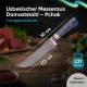 Usbekischer Messer aus Damaststahl – Pchak, 30 cm