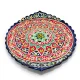 Lagan, geschnitzt, oval, KaraKalam KO2, Rishtan Keramik, 34 х 42 cm