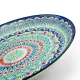 Lagan - Mehrob blau - MSV1 - Rischtan  Keramik, Handarbeit, Ø 37 cm