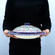 Pfannkuchenteller mit Deckel- KaraKalam TK-052, Rischtan Keramik, Ø 37 cm