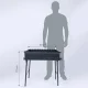 Klappbarer Grill ШашлыкOFF 60 für 10 Spieße, Stahl 2 mm