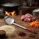 Usbekischer Schaumlöffel für Plov 48 cm, mit Gravur - In diesem Schaumlöffel liegt das Geheimnis unserer Gastfreundschaft