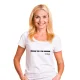 T-Shirt für Frauen - Design Potomu chto ya tak skazala, Baumwolle