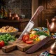Usbekischer Messer Pchak, 29 cm mit Gravur G021 - Küchen Chef