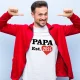 T-Shirt für Männer - Design PAPA est, Baumwolle
