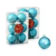Weihnachtskugeln-Set - Severina, blau, Kunststoff, Ø 5 cm, 6 Stk. х 2 