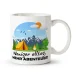 Tasse - Weniger alltag, mehr abenteuer!, Keramik, 330 ml