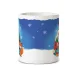 Tasse - Weihnachtsmann mit Geschenken, Keramik, 330 ml