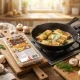 Bliny, Pfannkuchen Rollen mit Kartoffel und Champignons, handgemacht, Alexander, 450 g