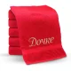 Handtuch - Dochke, Farbe rot, Baumwolle 100 %