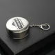Flachmann mit faltbarem Schnapsglas, im Etui - Echter Mann, Edelstahl, 240 ml / 75 ml