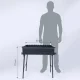 Mangal SchaschlykOFF 50 für 8 Spieße, klappbar, 2 mm Stahl