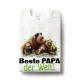 T-Shirt für Männer - Design Beste PAPA der Welt, Baumwolle