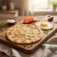 Лепешка пшеничная, с зелёным луком, Roti, 5 х 90 г
