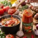 Paprikazubereitung - Adschika, nach kaukasischer Art, scharf, Veres, 500 g