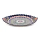 Ляган резной овальный, Мехроб РО10, Риштан, 34 х 42 см