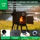 Feuerofen Utschak Ø 44 cm mit Abzugsrohr, für Kasan 16 l, Ablagetischen