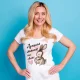 T-Shirt für Frauen - Design Beste Mama auf der Welt, Baumwolle