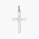 Kreuz Anhänger, Silber 925°, Zirkonia, 31 mm
