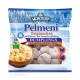 Pelmeni, Teigtaschen, mit Hühner- und Putenfleischfüllung, Morozoff, 450 g