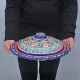 Pfannkuchenteller mit Deckel- KaraKalam TK-061, Rischtan Keramik, Ø 37 cm