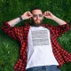 Футболка мужская - дизайн Ich habe kein bock, хлопок