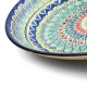 Lagan - Mehrob blau - MSV1 - Rischtan  Keramik, Handarbeit, Ø 42 cm
