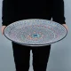 Lagan mit Deckel- KaraKalam LK-003, Rischtan Keramik, Ø 42 cm