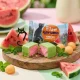 Quarkriegel mit Wassermelonegeschmack, in Schokoglasur, Karums, 45 g