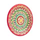 Teller tief - Mehrob rot - MSV2 - Rischtan Keramik, handbemalt, Ø 19 cm