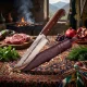 Usbekischer Messer Pchak, 29 cm mit Gravur G003 - Imperator sochnogo myasa