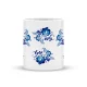 Namenstasse - Золотой кум, Blaues Gschel, Keramik, 330 ml