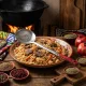 Usbekische Schaumkelle für Plov 48 cm, mit Gravur. Meister des Plovs