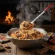 Usbekischer Schaumlöffel für Plow 48 cm, mit Gravur - Das Leben ist wie Plow: Wichtig ist, in wessen Händen der Schaumlöffel liegt.