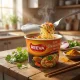 Instant Nudeln, mit Curry-Hühnerfleischgeschmack, scharf, Reeva, 75 g
