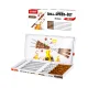 Set Grillspieße mit Holzgriff, Edelstahl, 600 x 12 x 2 mm, 6 Stück