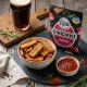 Schwarzbrotcroutons - Flint, mit Geschmack von Kalbfleisch und Ajika, 70 g