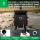 Utschak Feuerofen Ø 40 cm + Gusseisen-Kasan 12 L, runder Boden + Küchenzubehör, Usbekischer Kochtopf aus Gusseisen