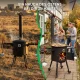 Utschak Feuerofen Ø 44 cm + Gusseisen-Kasan 16 l, Ø 46,5 cm, flacher Boden + Küchenzubehör, Usbekischer Kochtopf aus Gusseisen