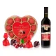 Набор подарочный - Особенный, Вино 750 мл + Конфеты шоколадные 122 г