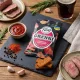 Schwarzbrotcroutons - Flint, mit Geschmack von Kalbfleisch und Ajika, 70 g