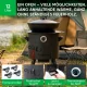 Utschak Feuerofen Ø 40 cm + Gusseisen-Kasan 12 L, flacher Boden + Küchenzubehör, Usbekischer Kochtopf aus Gusseisen